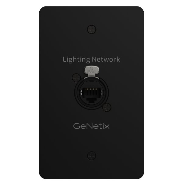 画像1: ChamSys GeNetix Network Passthrough Wall Plate（ジェネティックス ネットワークパススルー ウォールプレート）／US (1)