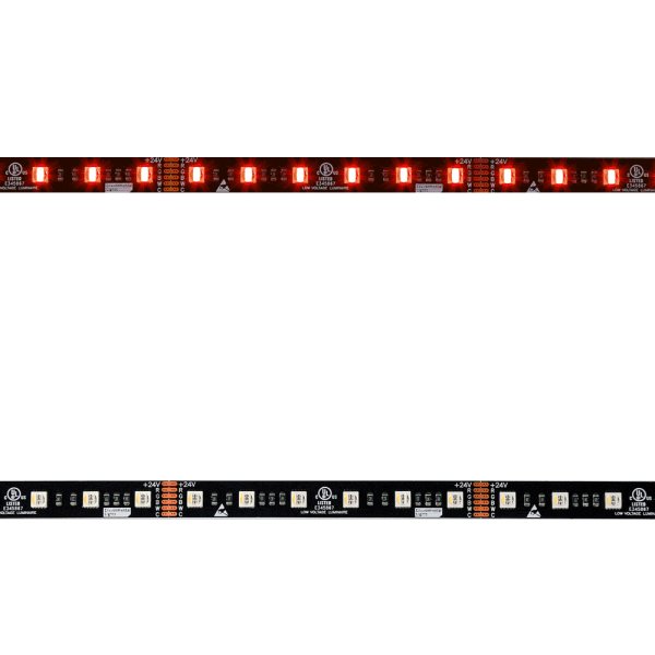 画像1: CIty Theatrical Eluxtra 5-in-1 RGB + Amber + 6500K LED Strip Light, 24V, Indoor, Black Finish（Eluxtra 5-in-1 RGB + アンバー + 6500K LEDストリップライト 24V インドア 黒色ボディ） (1)