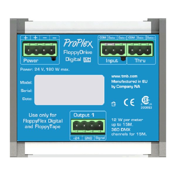 画像1: TMB ProPlex FloppyDrive Digital, DIN Rail Mount RDM（ティーエムビー プロプレックス フロッピードライブデジタル） (1)