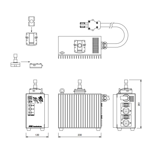 画像1: タマ・テック・ラボ 調光ユニット SUSDIMMER-L (1)